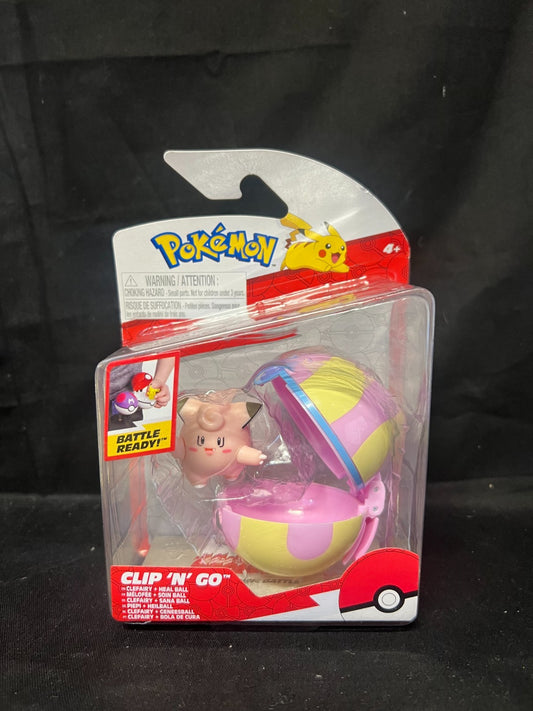 Pokémon clefairy Clip N Go Battle Ready Toy