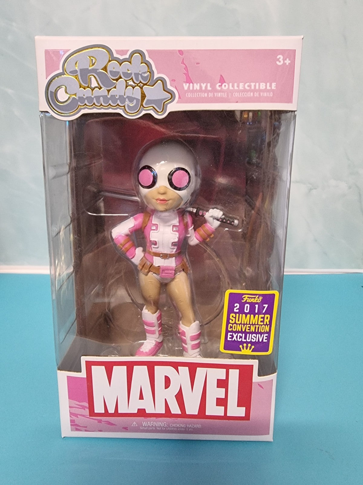 Marvel Funko Rock Candy Vinyl Figure Gwenpool 2017 Summer Convention Exclusive