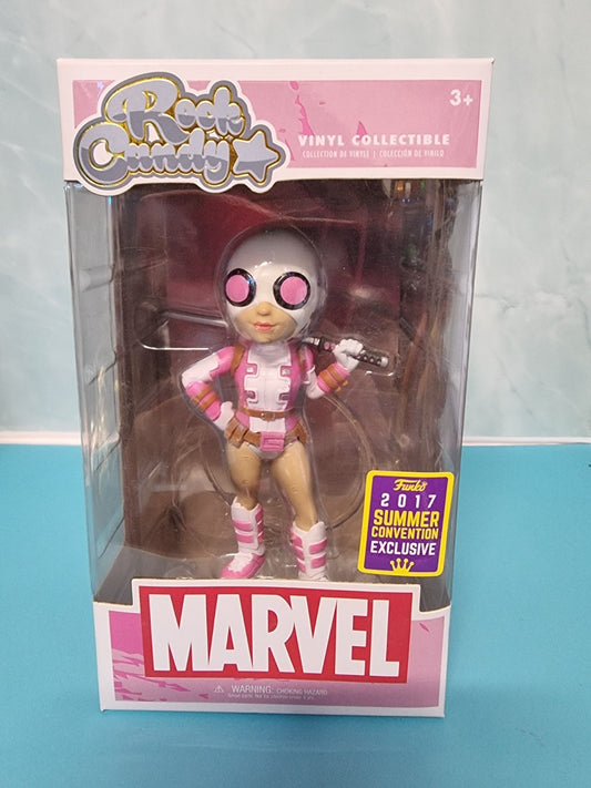 Marvel Funko Rock Candy Vinyl Figure Gwenpool 2017 Summer Convention Exclusive