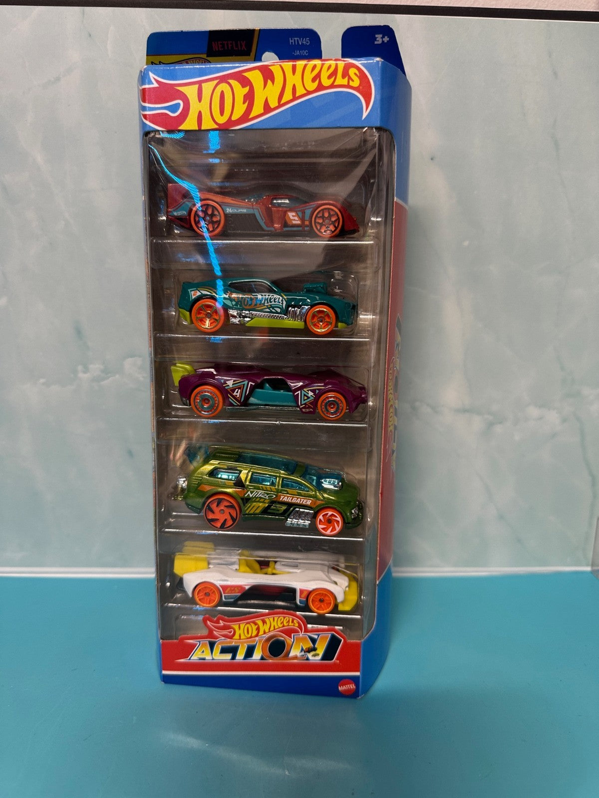 Mattel Hot Wheels Lets Race Netflix Hot Wheels Action 5 Pack