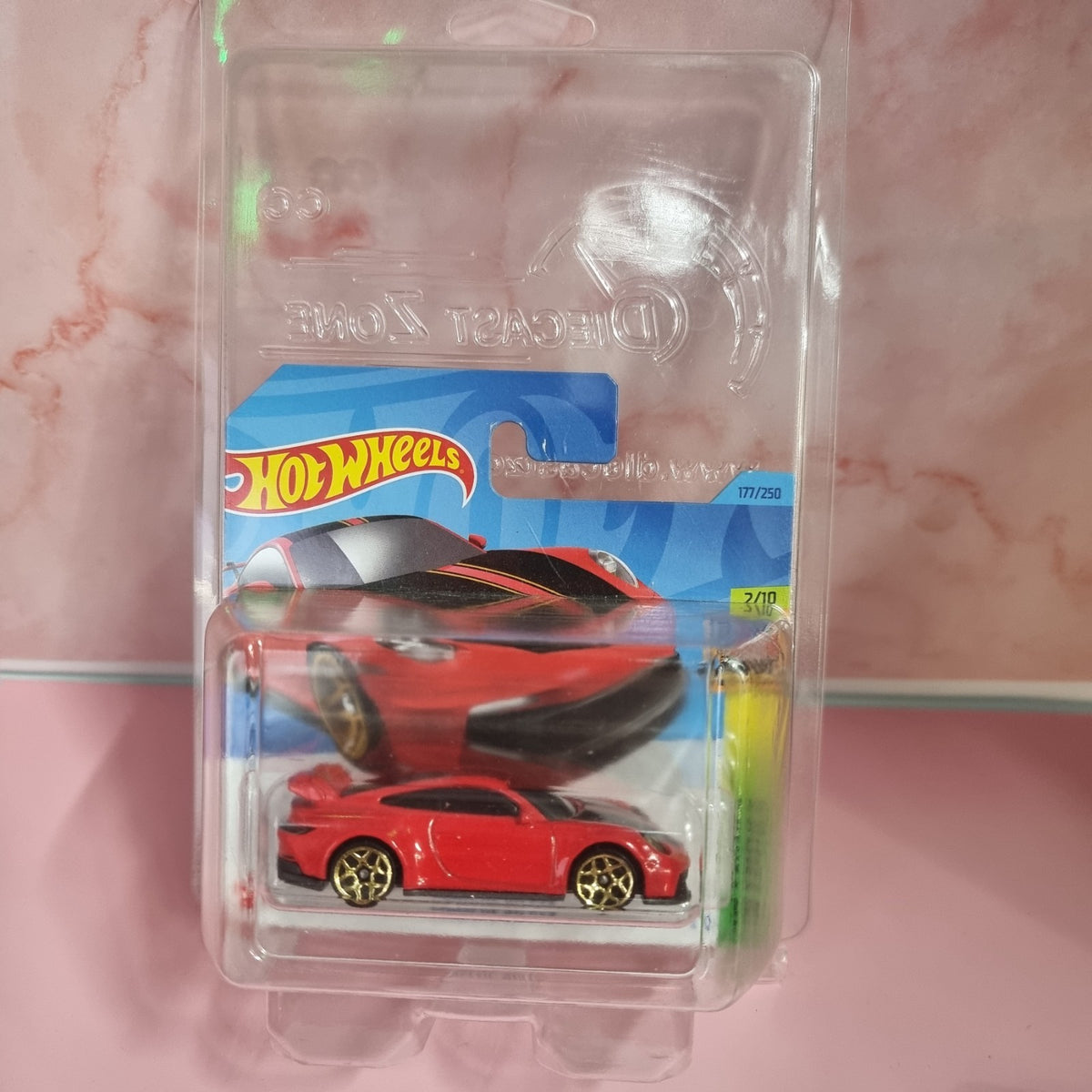 Hot Wheels 177/250 Porsche 911 GT3 HW Exotics Short Card