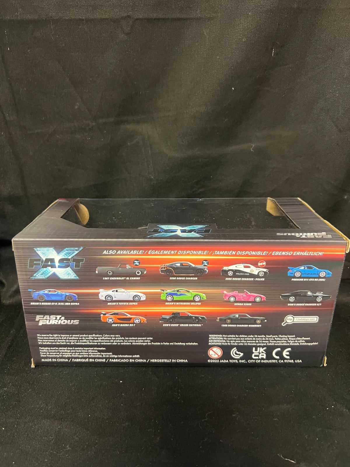 Jada Toys Fast and Furious Fast X 1970 Dodge Charger 1:24 Scale Die-Cast Vehicle