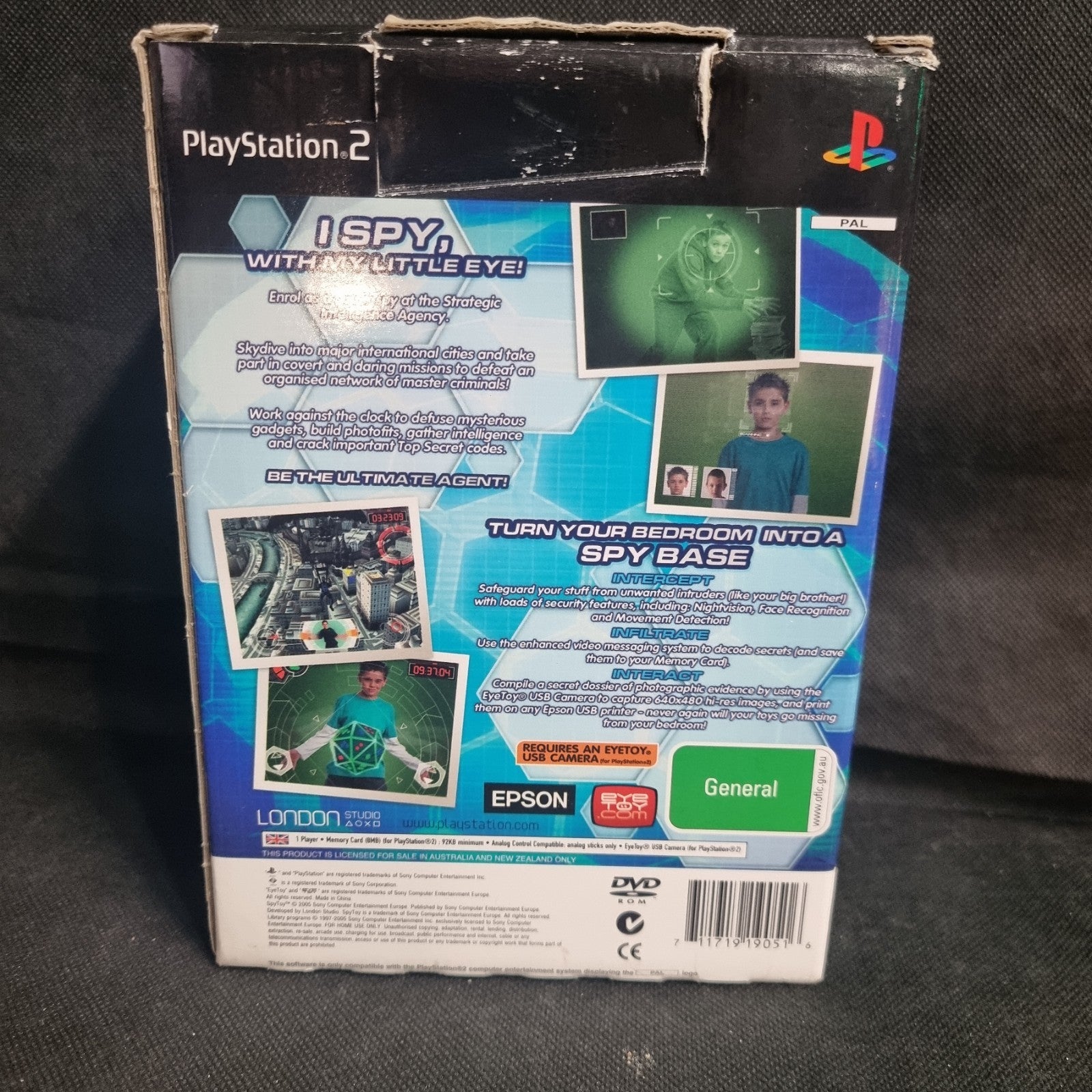 Eye Toy Bundle for PS2 - Camera + Game  Boxed playstation 2