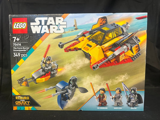 LEGO Star Wars Force Burner Snowspeeder 75414 Rebuild Galaxy Speeder Bike 349Pcs
