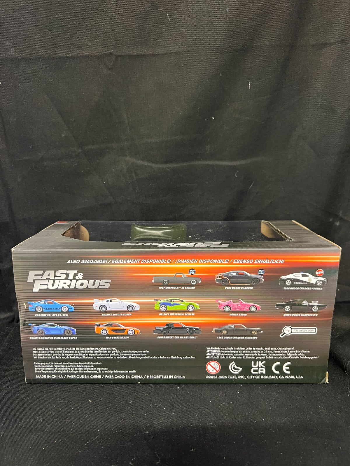 Jada Fast and Furious Brian's Mitsubishi Lancer Evolution VII 1:24 Scale Die-Cas
