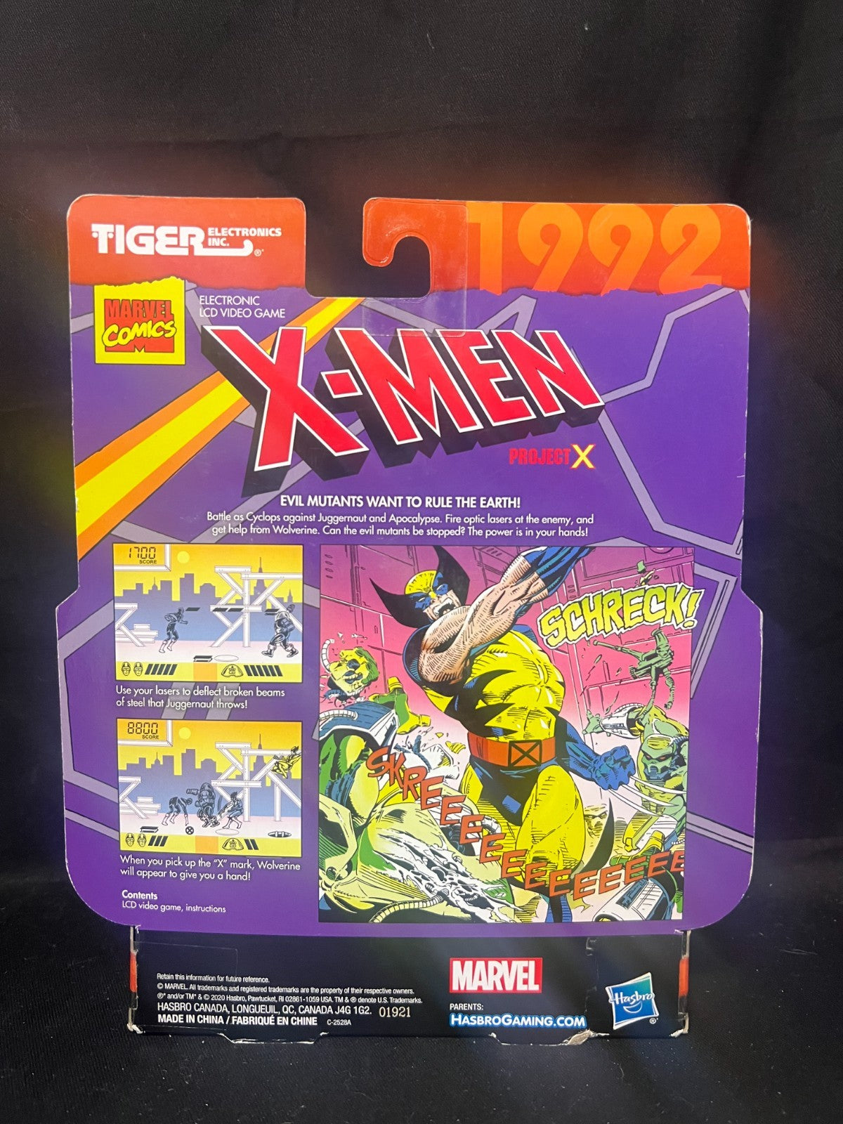 X-Men: Project X (Tiger Electronics Vault) Brand New! 2020 Release