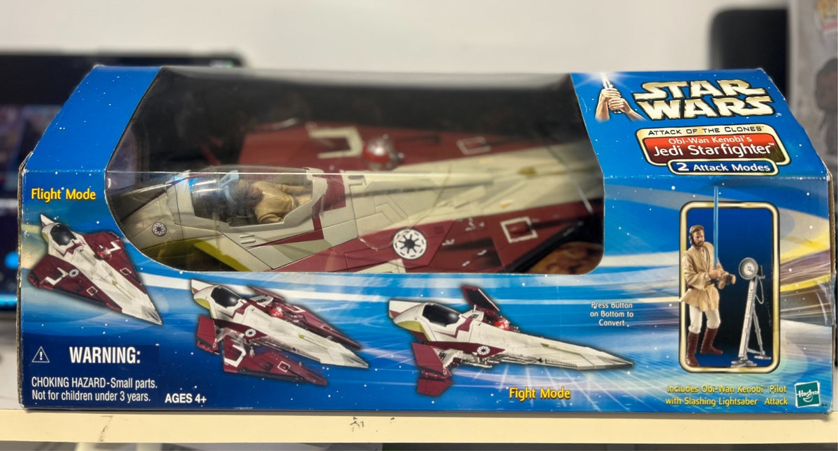BRAND NEW Star Wars Obi-Wan Kenobi's Jedi Starfighter with Obi-Wan figure