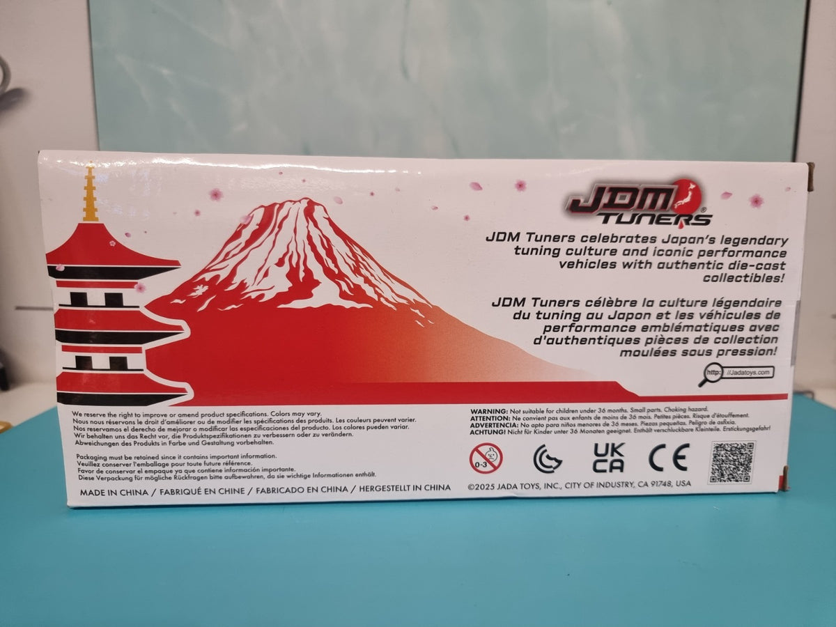 JADA JDM TUNERS MAZDA RX-7 HKS TUNED 1/24 DIECAST MODEL CAR YELLOW