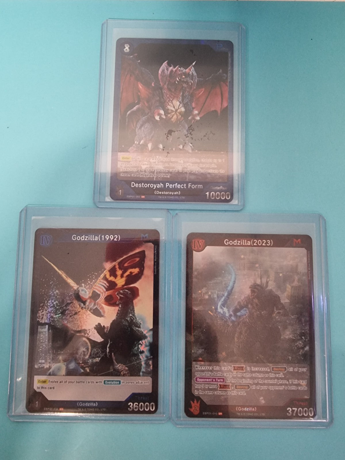 Godzilla Card Game Godzilla Set of 3