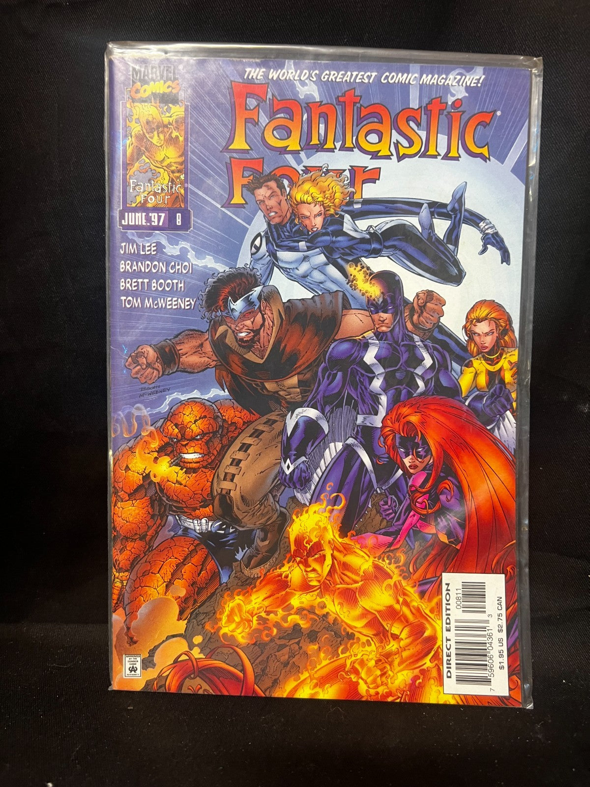 Marvel comics Fantastic Four #8 - 1997 Marvel Comics Combine Post