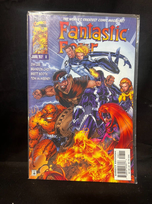 Marvel comics Fantastic Four #8 - 1997 Marvel Comics Combine Post