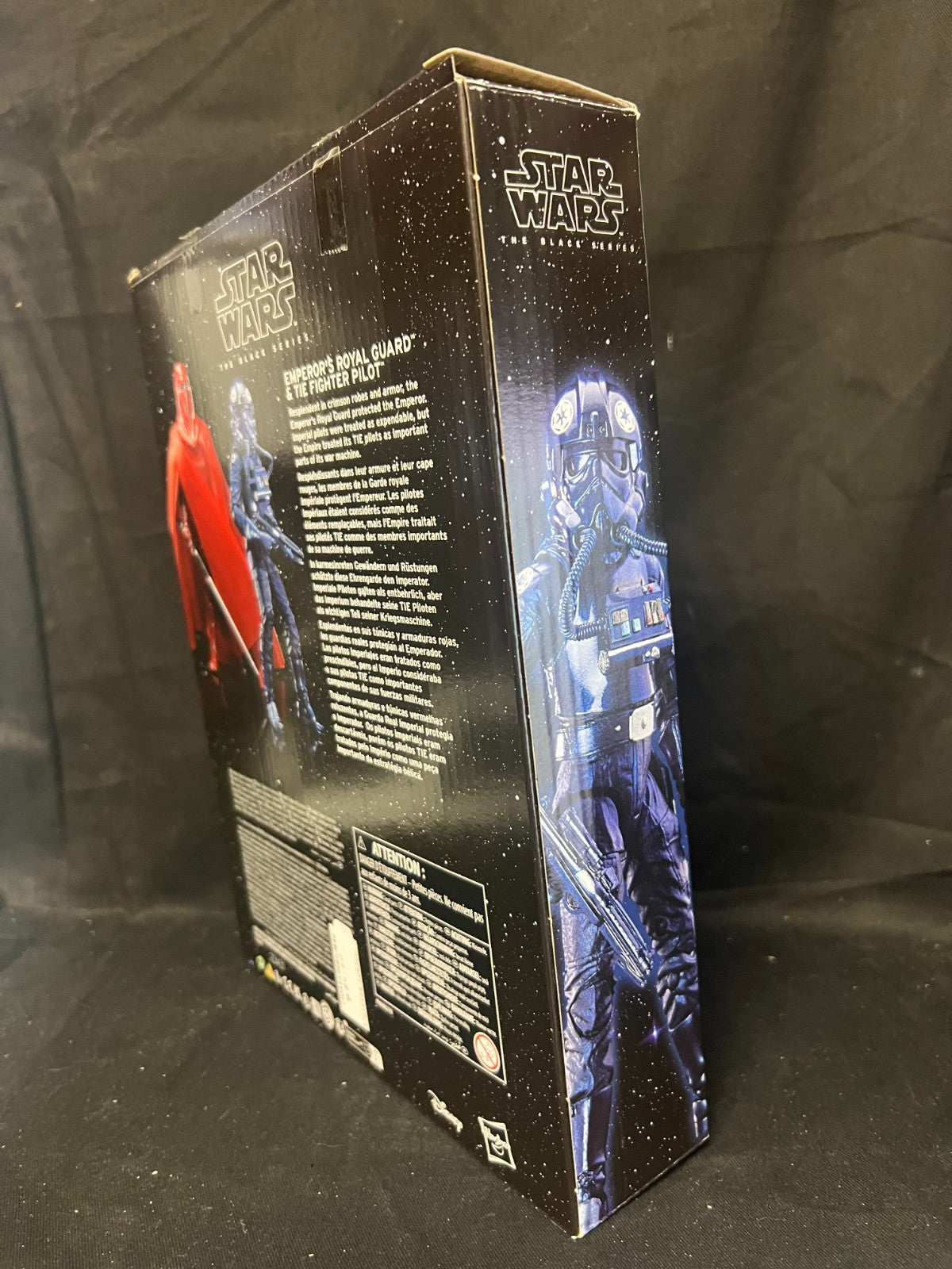 STAR WARS BLACK SERIES 6" CARBONIZED: EMPEROR'S ROYAL GUARD & TIE FIGHTER PILOT