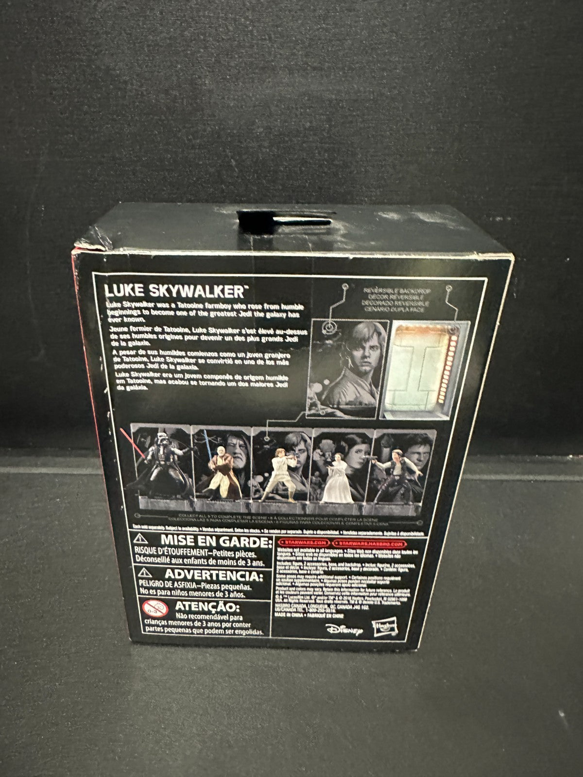Star Wars 40th Anniversary Black Series Titanium Luke Skywalker