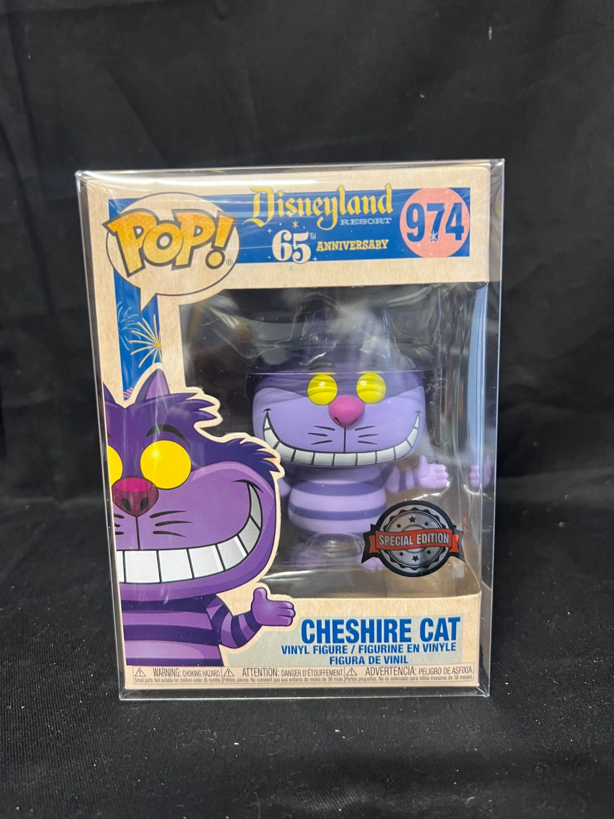 Cheshire Disneyland 65th Anniversary #974 Pop! Vinyl Alice in Wonderland