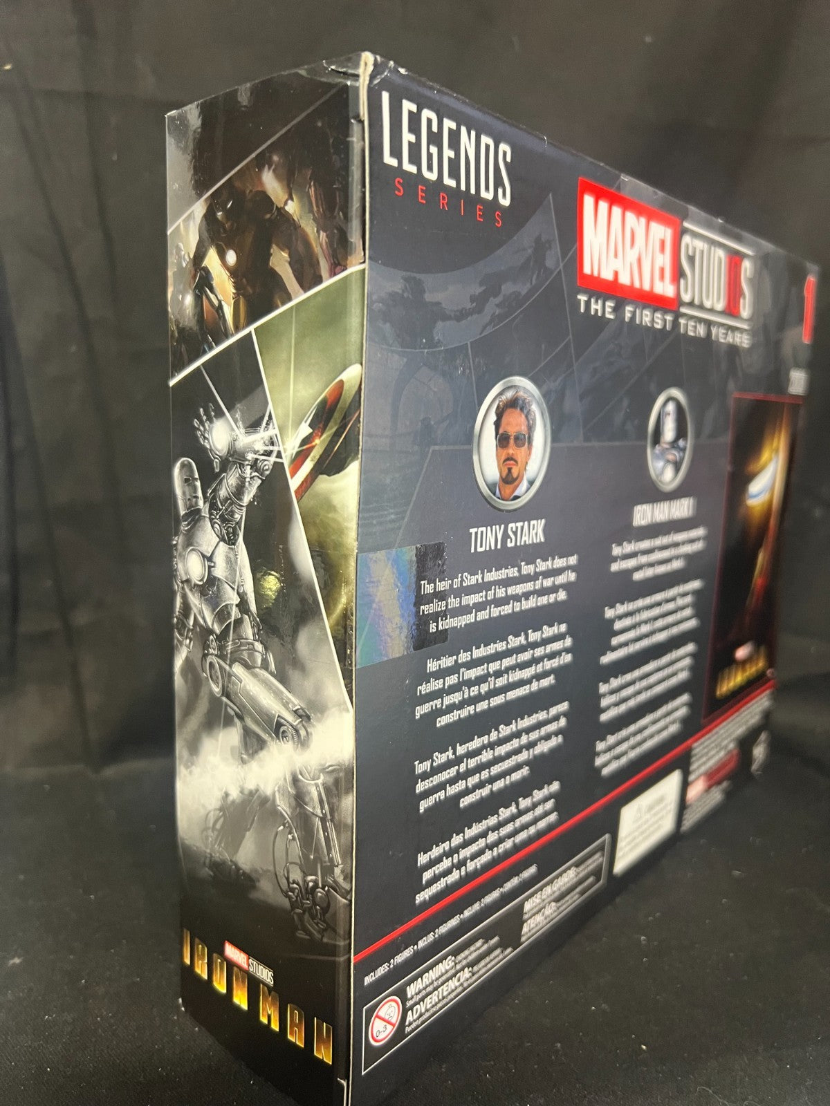 2017 Marvel Legends First 10 Years Iron Man Tony Stark Iron Mark I 2 Pack New