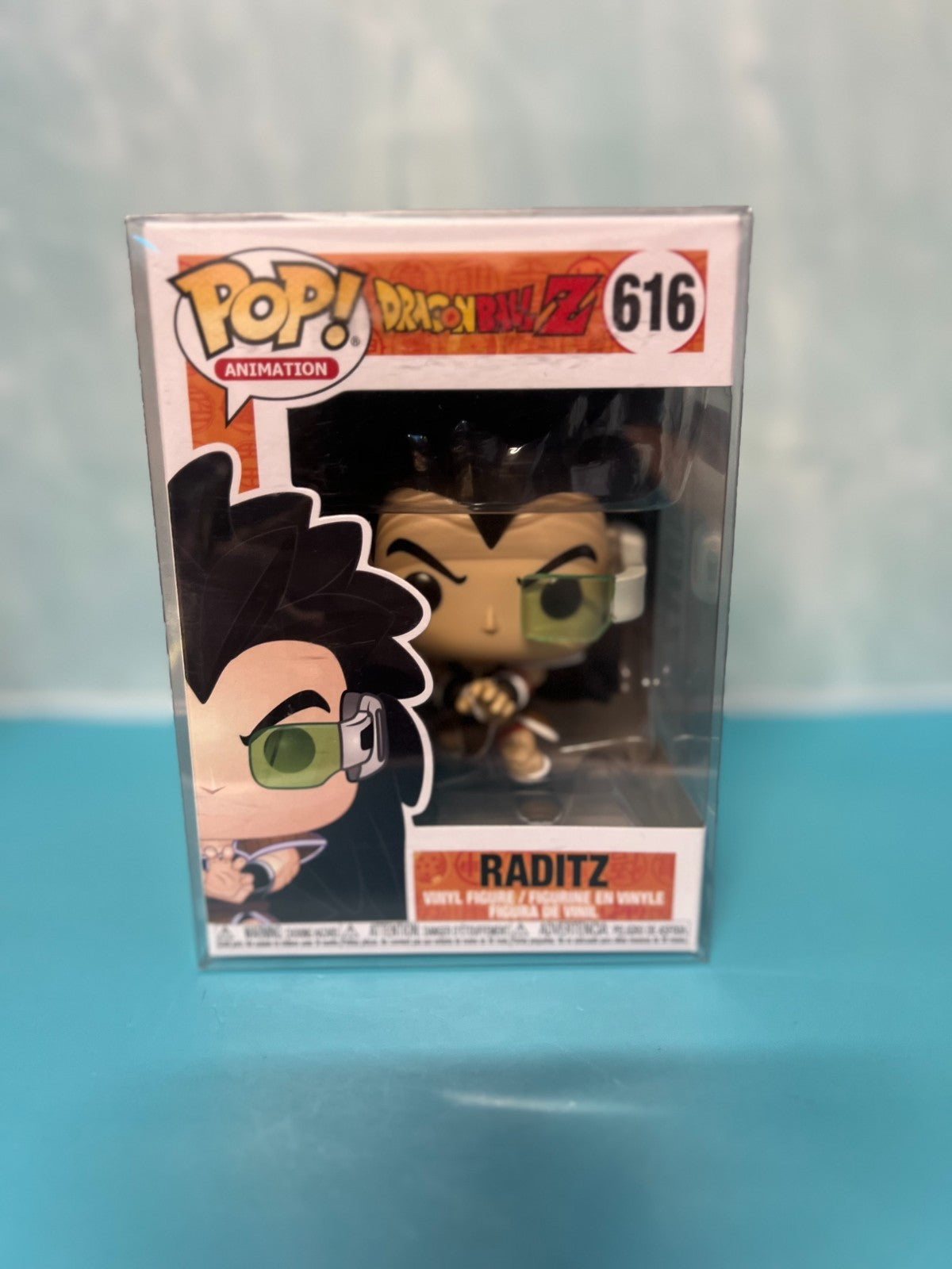 Funko Pop! Animation - Dragon Ball Z #616 Raditz Vinyl Figure + Free Protector