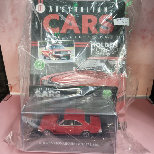 1/43 1968 Holden Monaro HK GTS 327 Australian Cars The Collection Issue 