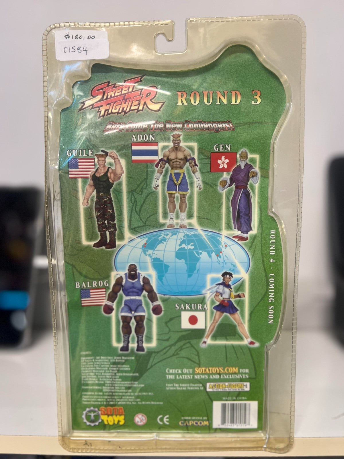 Sota Toys Street Fighter Balrog Blue Outfit Round 3 Capcom 2005