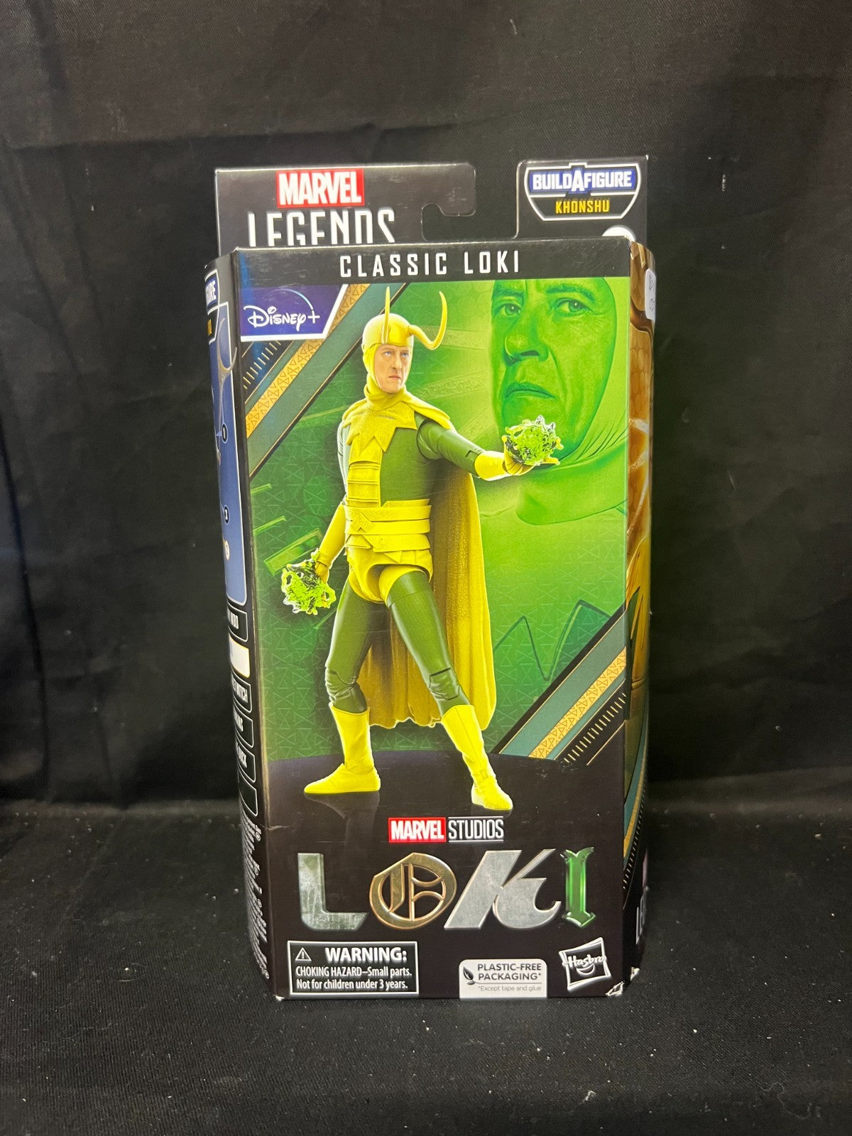 Hasbro Marvel Legends Series Loki - CLASSIC LOKI (Build A Figure-Khonshu) 4+ New