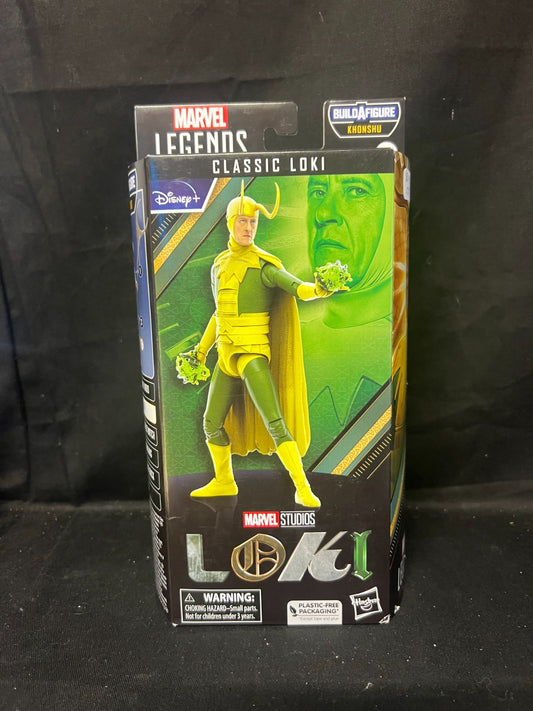 Hasbro Marvel Legends Series Loki - CLASSIC LOKI (Build A Figure-Khonshu) 4+ New