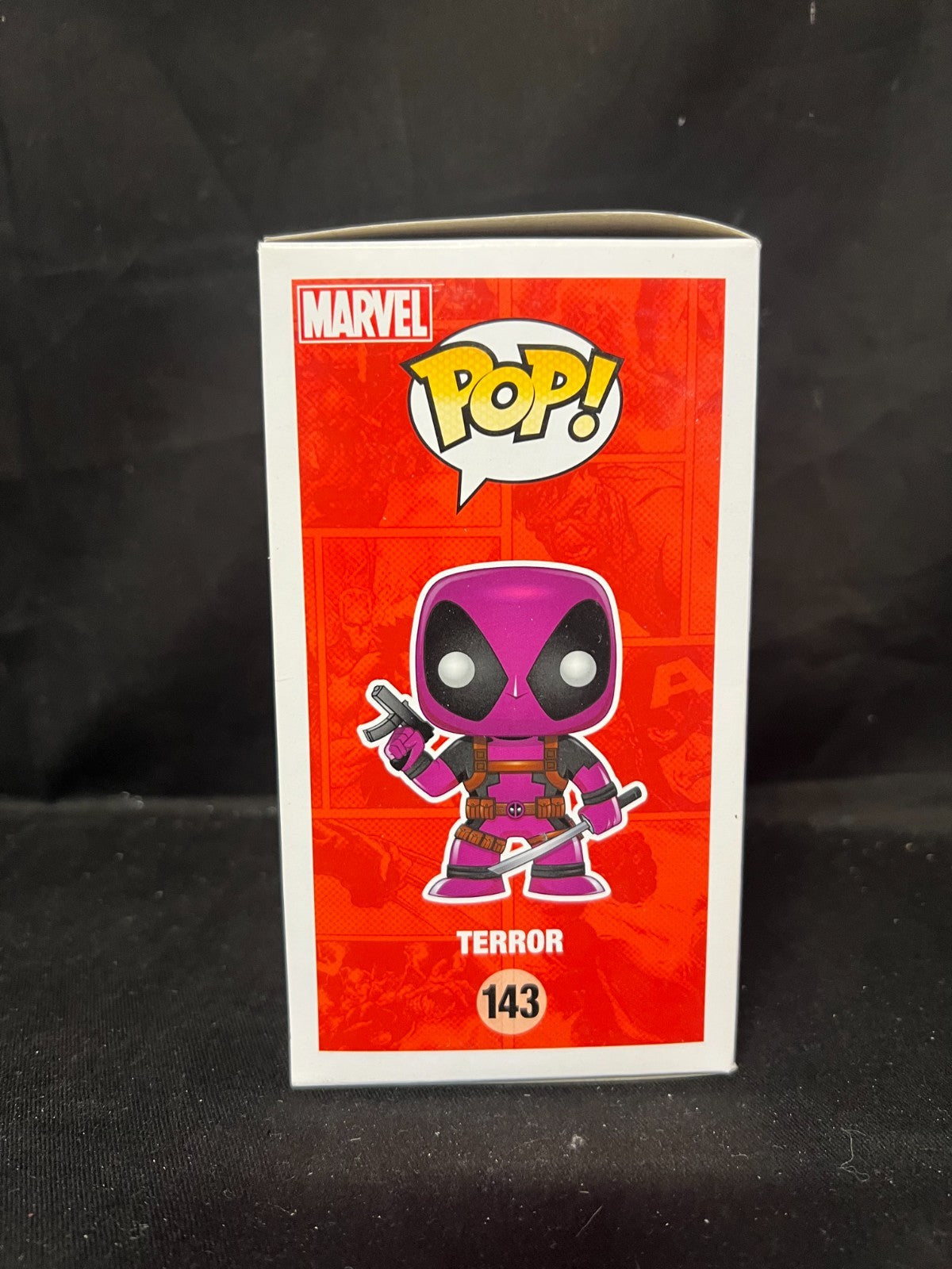 Brand New Funko Pop Terror 143 Marvel Deadpool Vinyl Figure