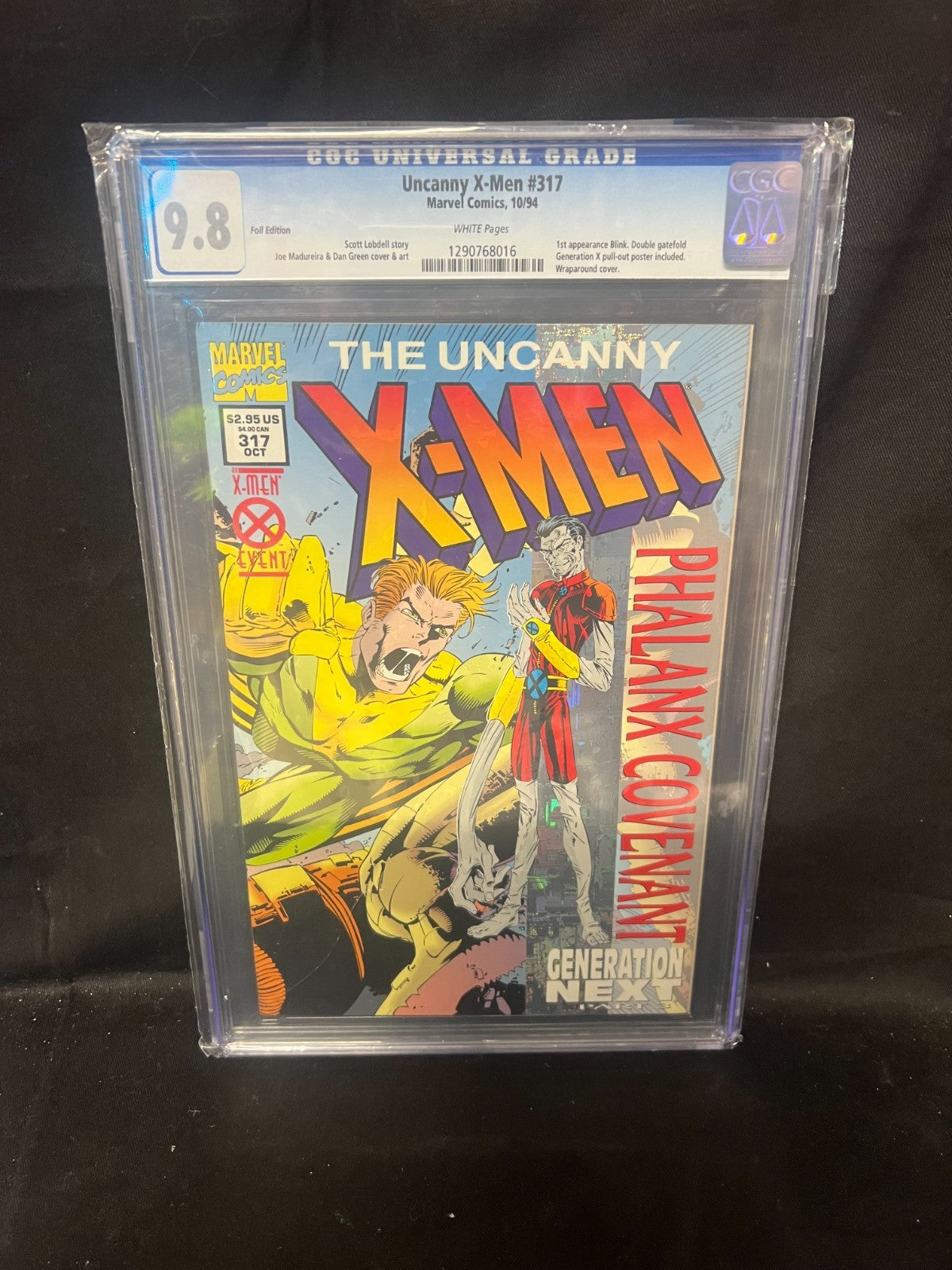 Uncanny X-men 317  CGC  GRADED 9.8  1st Apperance Blink D