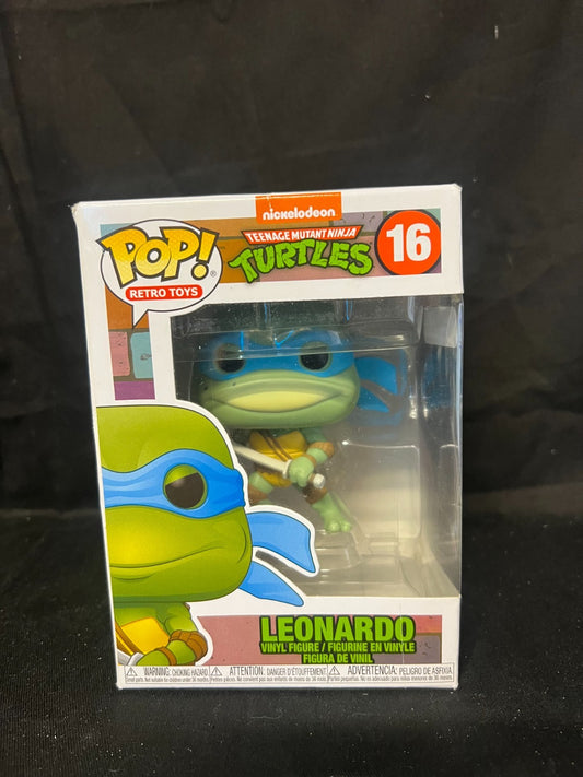 Funko POP! Tv Teenage Mutant Ninja Turtles #16 Leonardo Vinyl Collectable