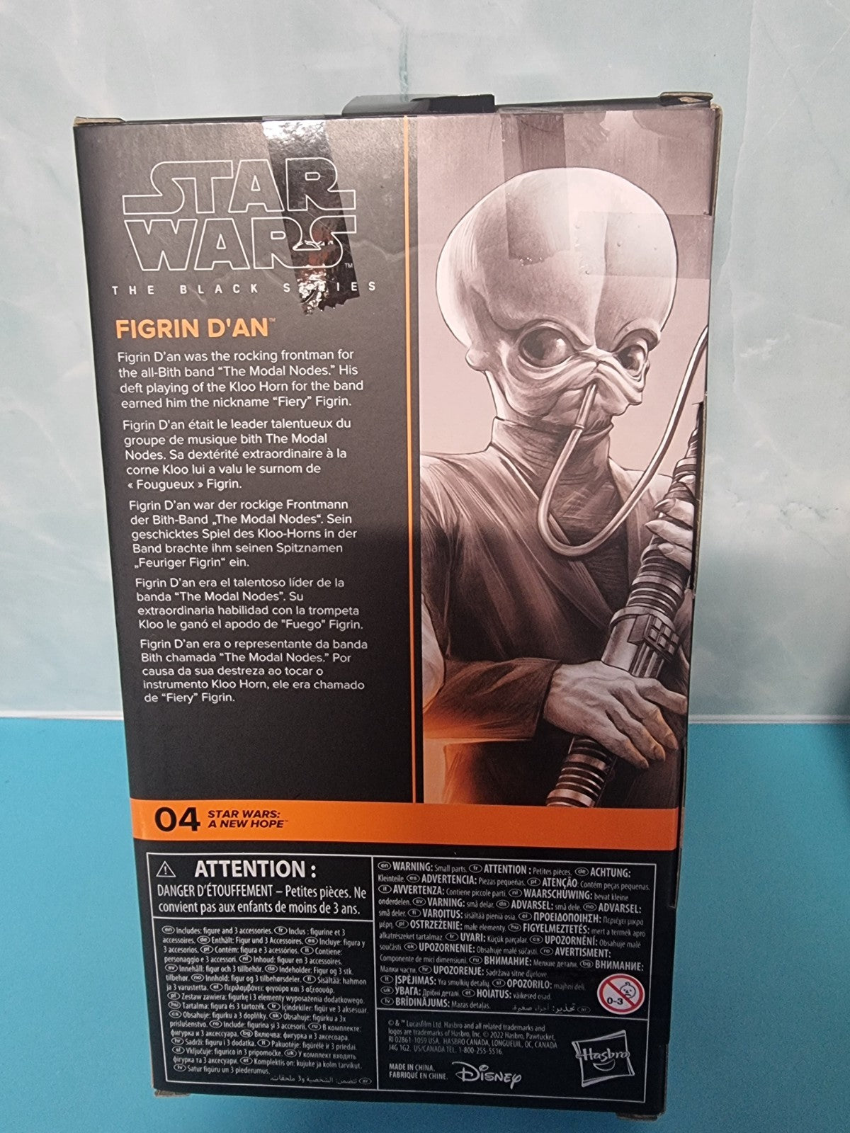 Hasbro Star Wars A New Hope The Black Series Figrin D'an 6" Inch Action Figure
