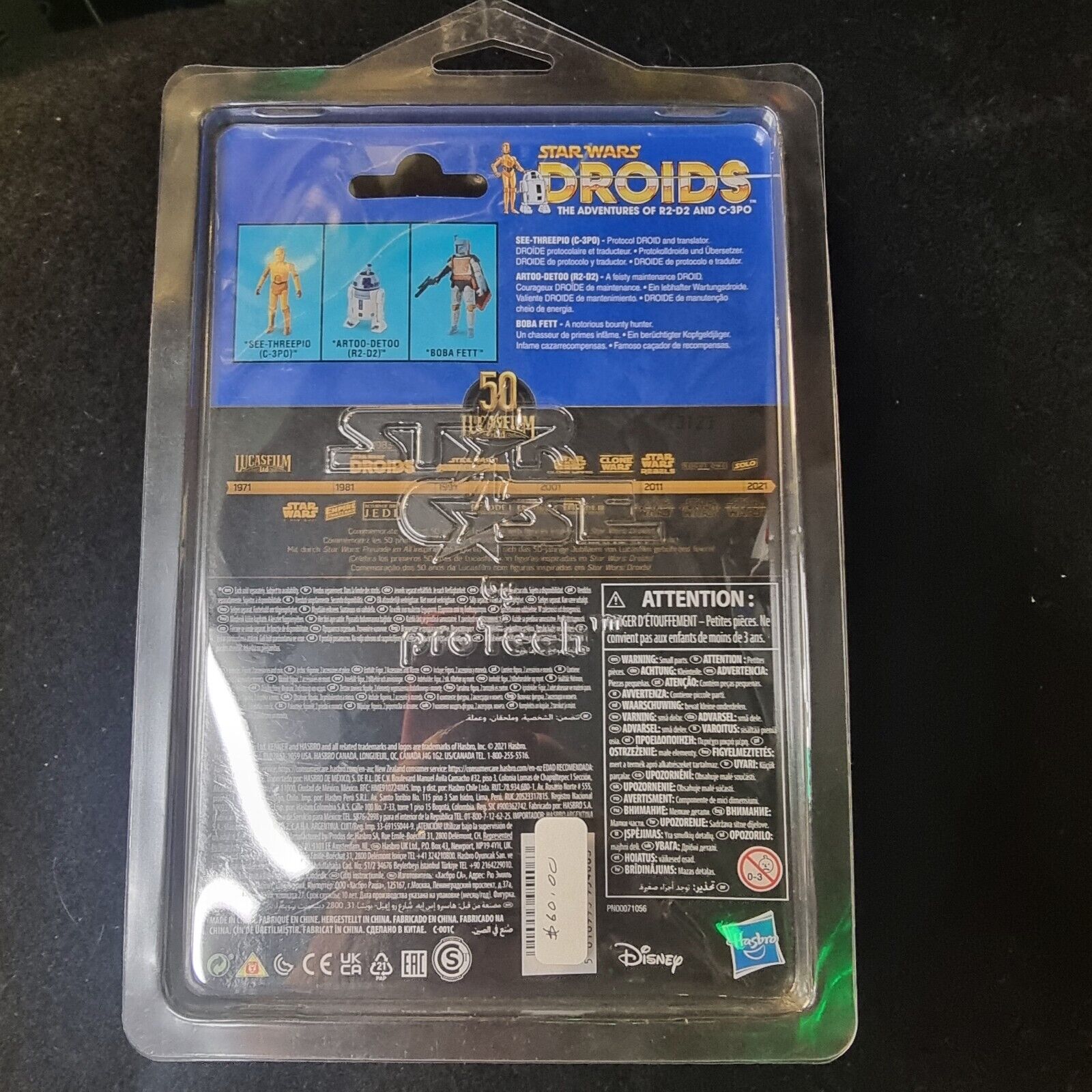 Hasbro Star Wars Vintage Collection Droids Boba Fett Action Figure