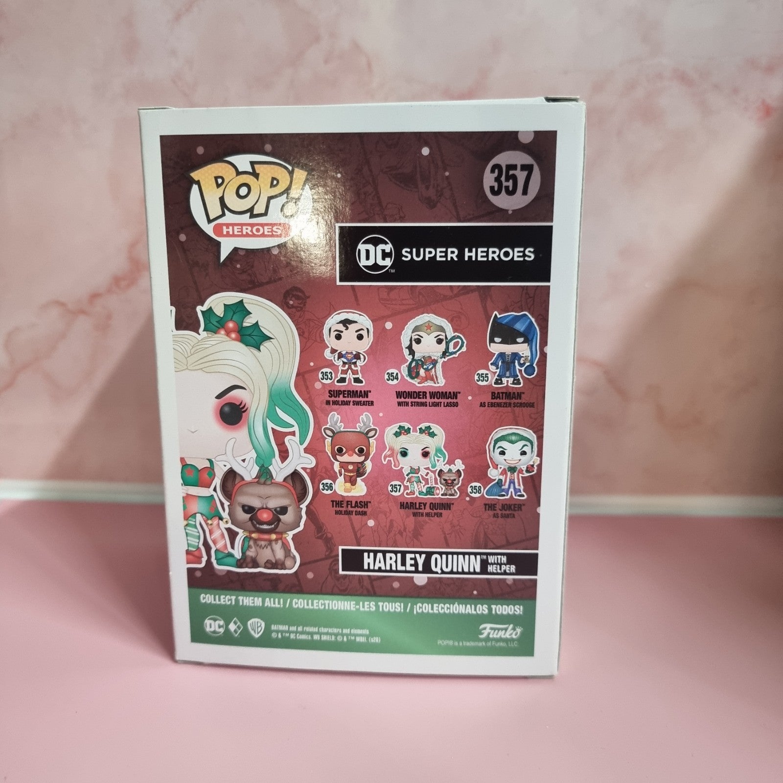 Funko POP Super Heroes Harley Quinn with Helper #357