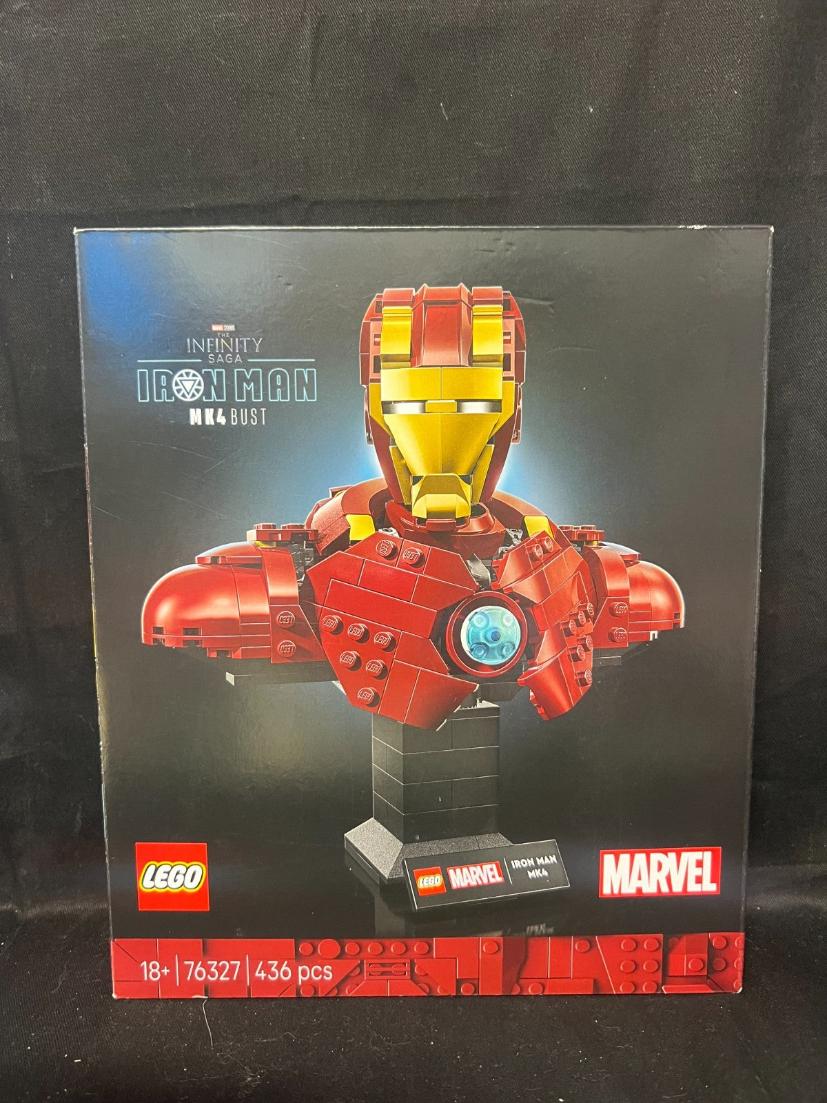 LEGO MARVEL IRON MAN MK4 BUST LEGO 76327 Infinity Saga COMPLETE SET