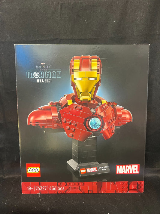 LEGO MARVEL IRON MAN MK4 BUST LEGO 76327 Infinity Saga COMPLETE SET
