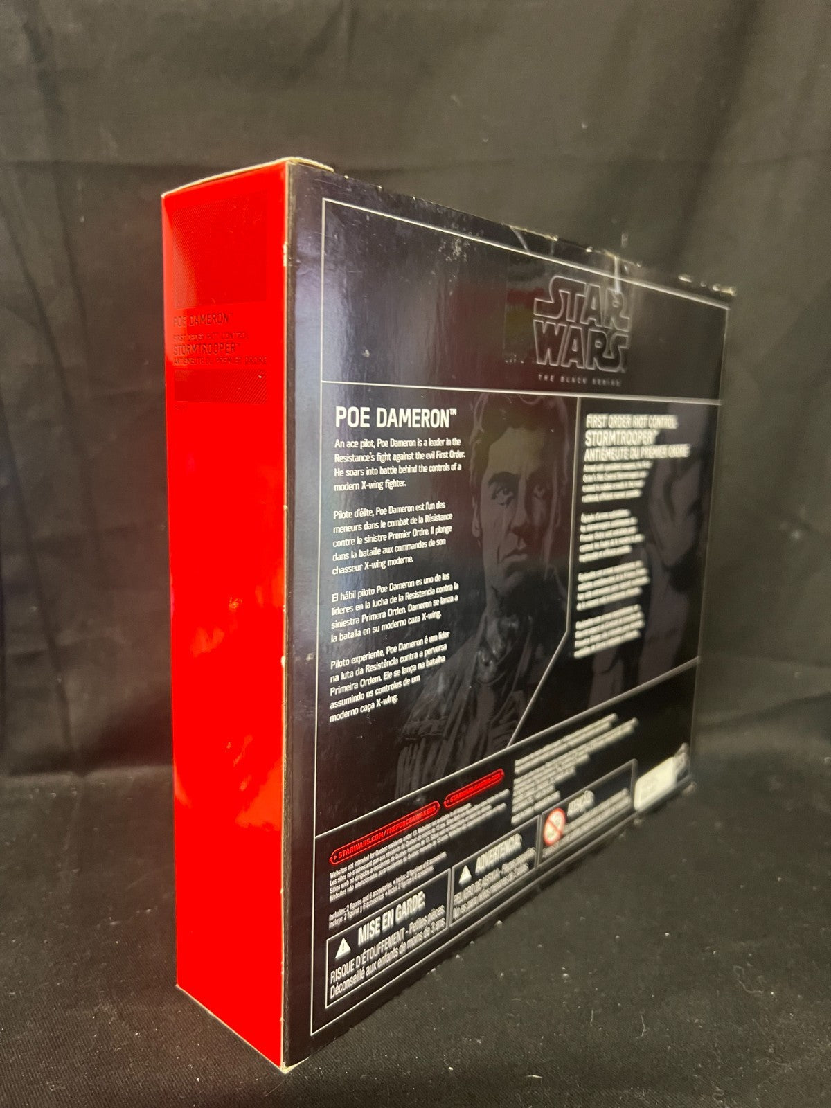 Star Wars The Black Series POE DAMERON & FIRST ORDER RIOT CONTROL STORMTROOPER
