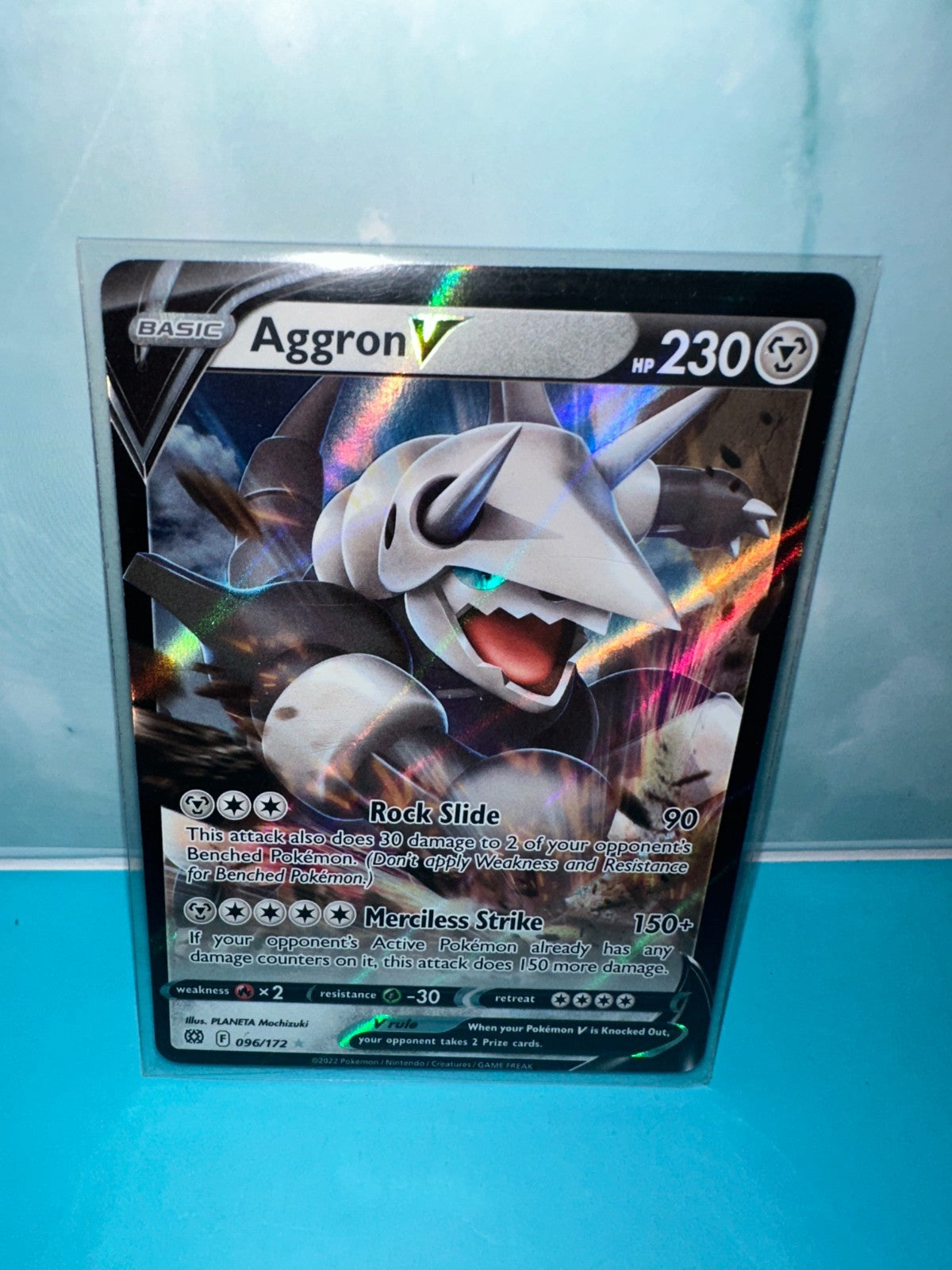 Pokémon TCG Brilliant Stars Aggron V 096/172.