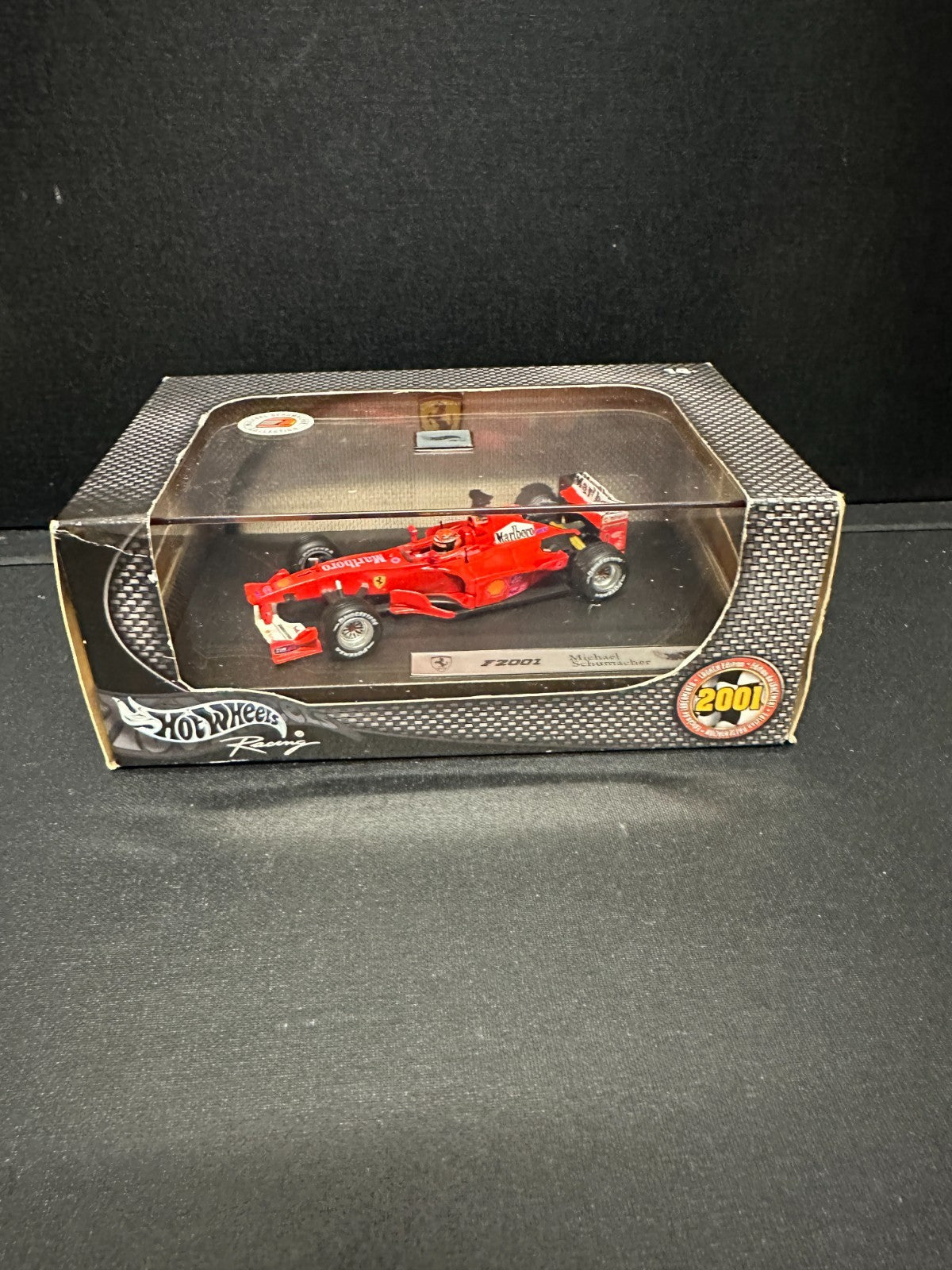 Hot Wheels Racing Michael Schumacher Ferrari F2001 1:43 Scale 55573 Diecast Car