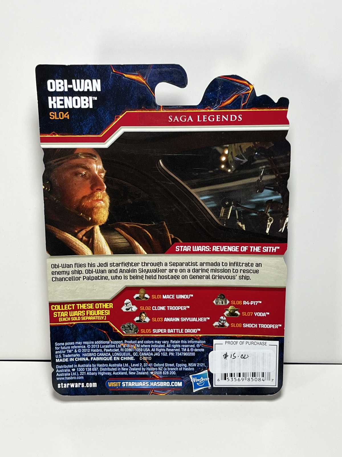 Obi-Wan Kenobi STAR WARS Saga Legends 3.75 Action Figure SL04