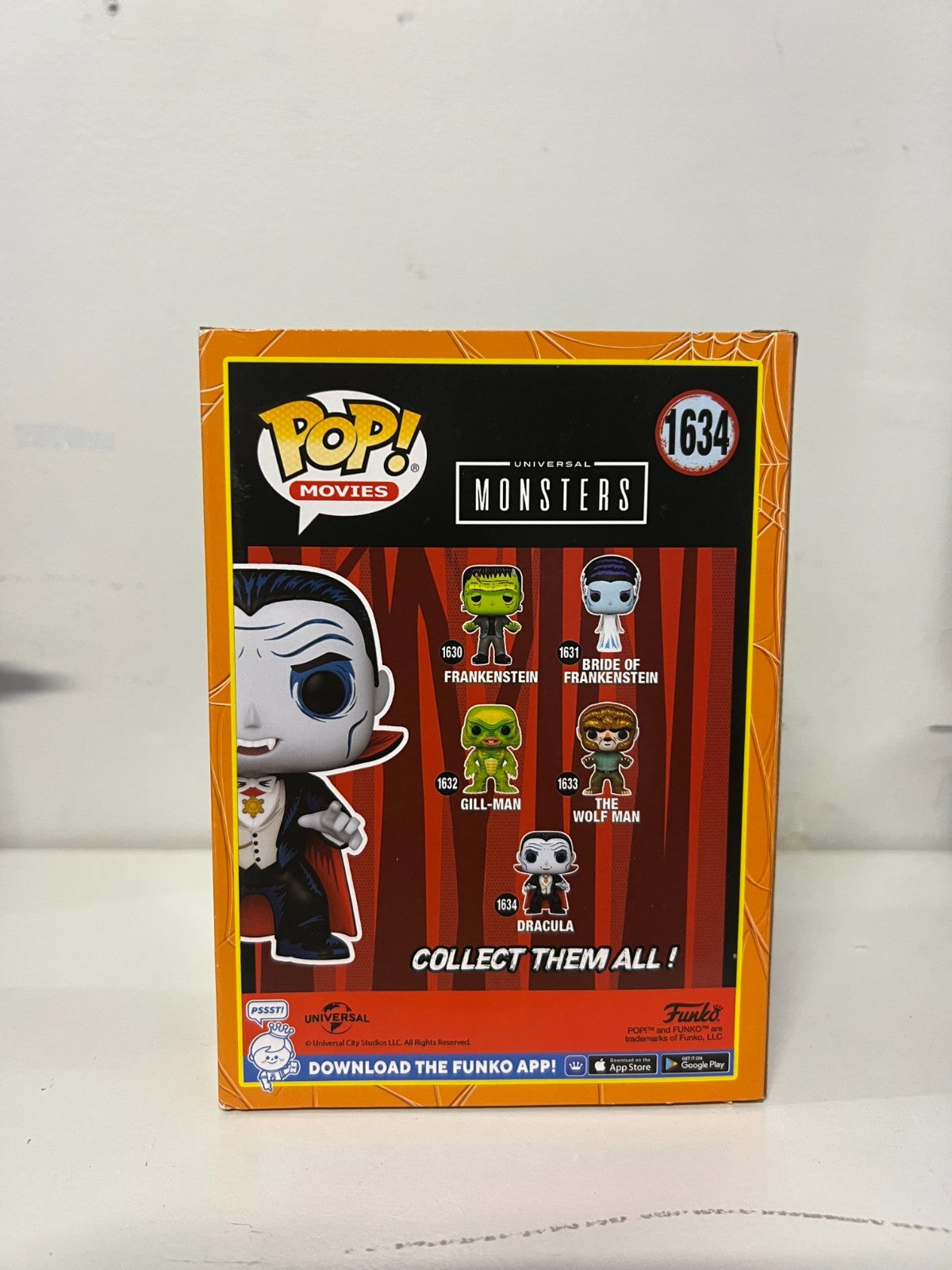 Universal Monsters - Dracula (Deco) Pop! Vinyl Figure #1634 Vampire Funko