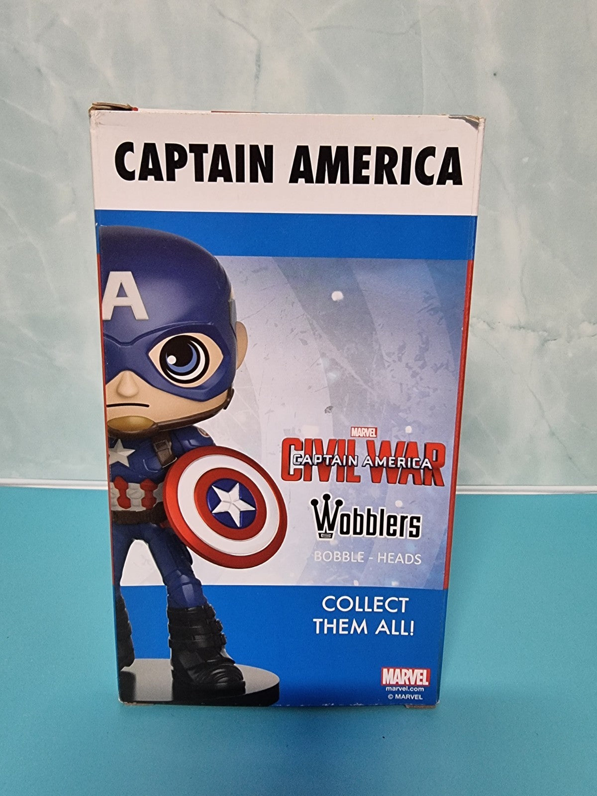 Wobblers Funko CAPTAIN AMERICA Civil War Marvel 6” Vinyl Bobble-Head