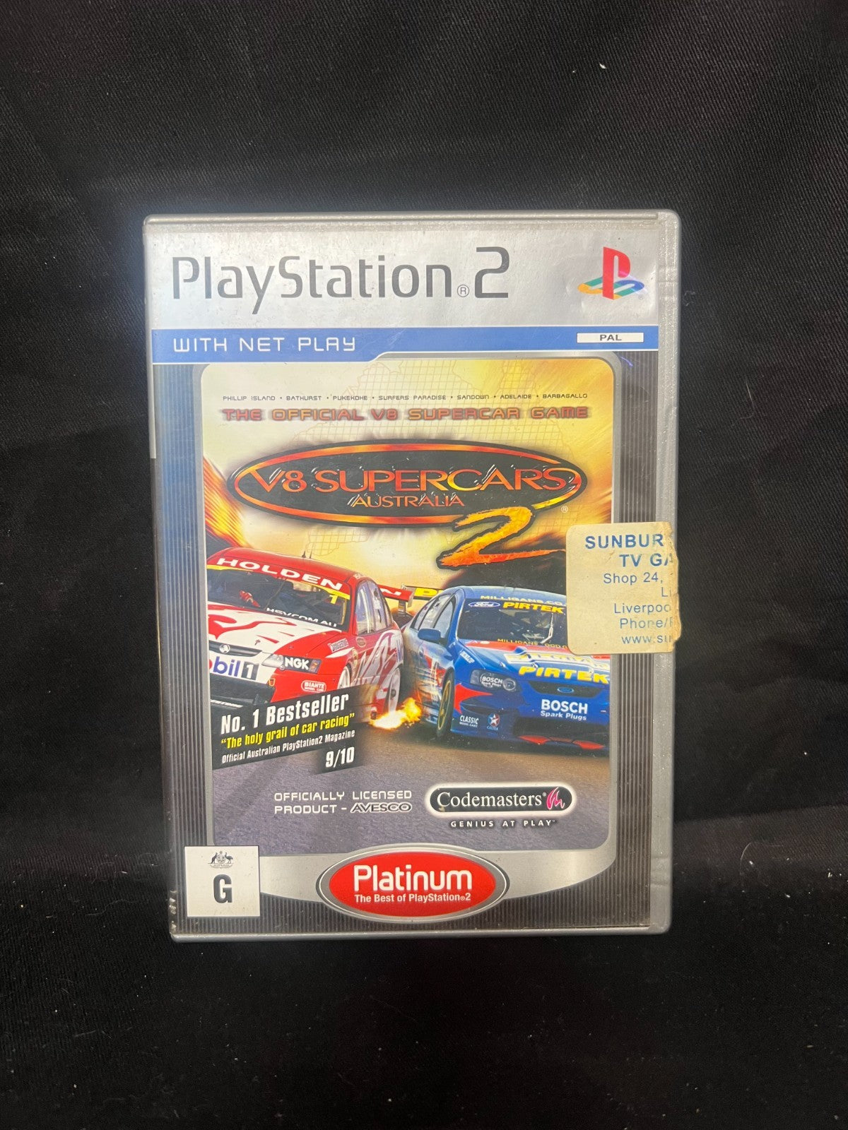 V8 Supercars Australia Race Driver PS2 | PAL | Complete w manual
