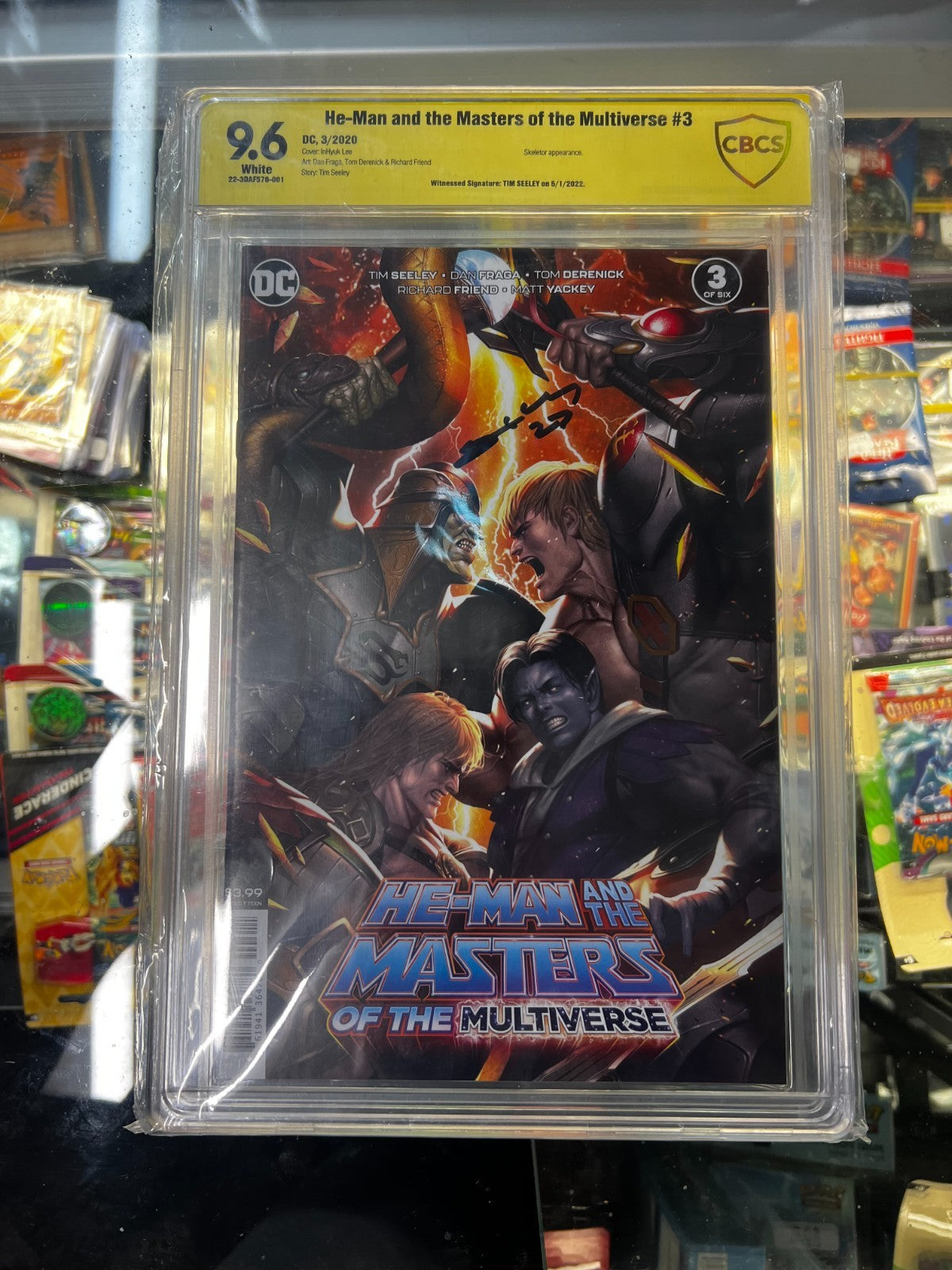 he-man and the masters of the universe #3 signed tim seeley cbcs 9.6