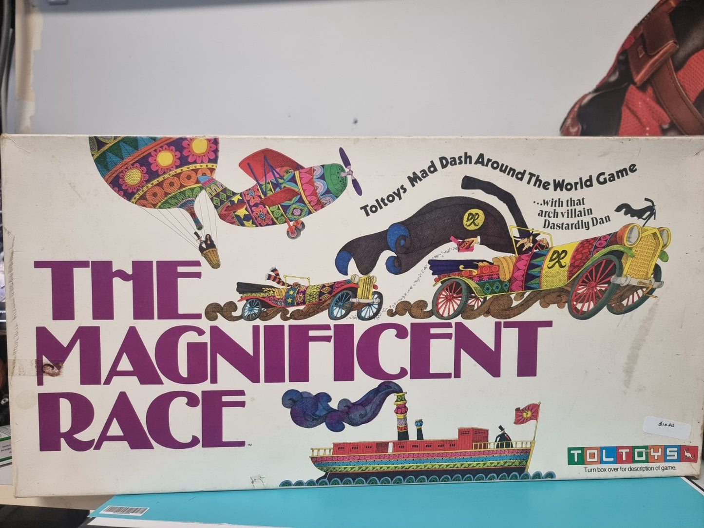 Vintage 1975 The Magnificent Race Board Game