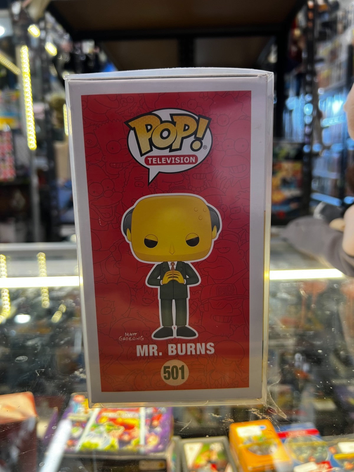 The Simpsons Funko Pop Vinyl Figure - Mr Burns # 501+protector