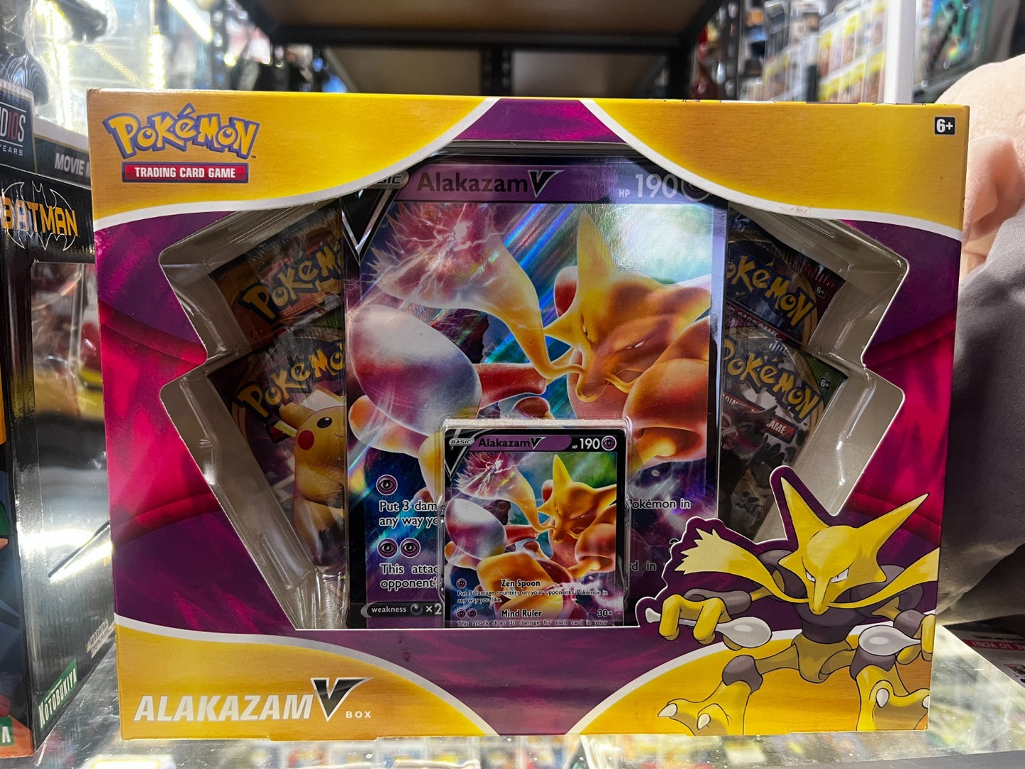 POKEMON TCG ALAKAZAM V BOX New Sealed