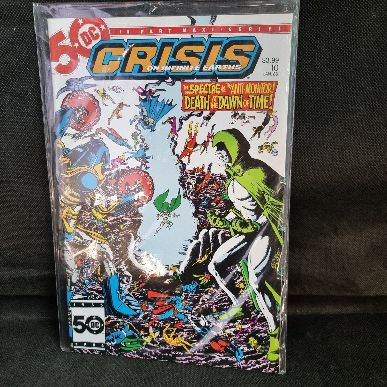 CRISIS ON INFINITE EARTHS #10  1986 DC Comics George Perez 