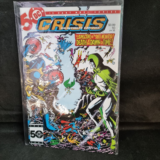 CRISIS ON INFINITE EARTHS #10  1986 DC Comics George Perez 