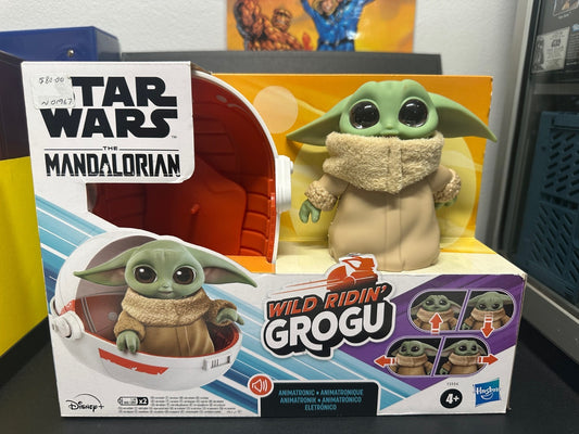 STAR WARS THE MANDALORIAN WILD RIDIN' GROGU Interactive Animatronic Toy Figure