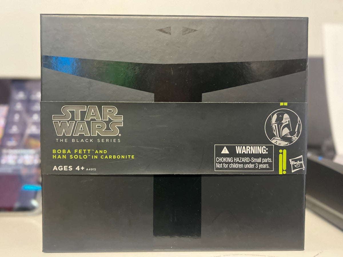 HASBRO STAR WARS THE BLACK SERIES BOBA FETT & HAN SOLO IN CARBONITE #A4915 NEW