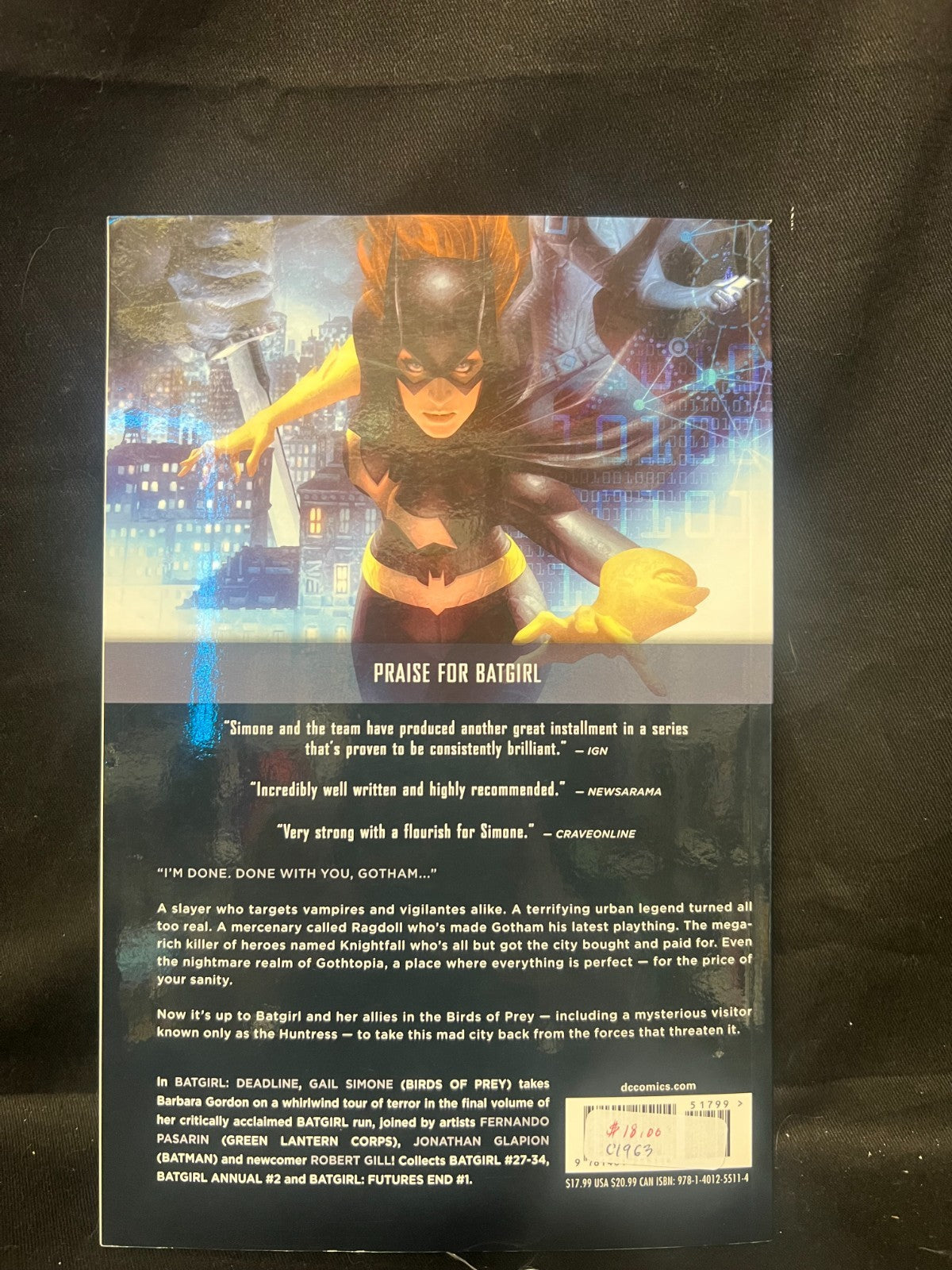 Batgirl Volume 5 Deadline DC Comics, July 2015