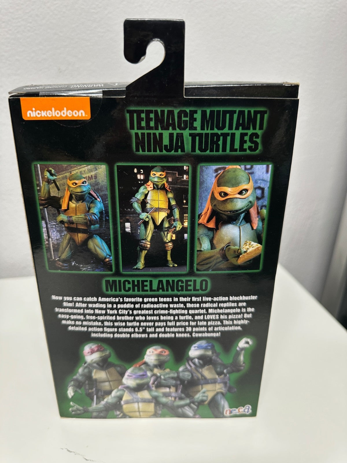 Neca 7" Michelangelo TMNT Movie Figure