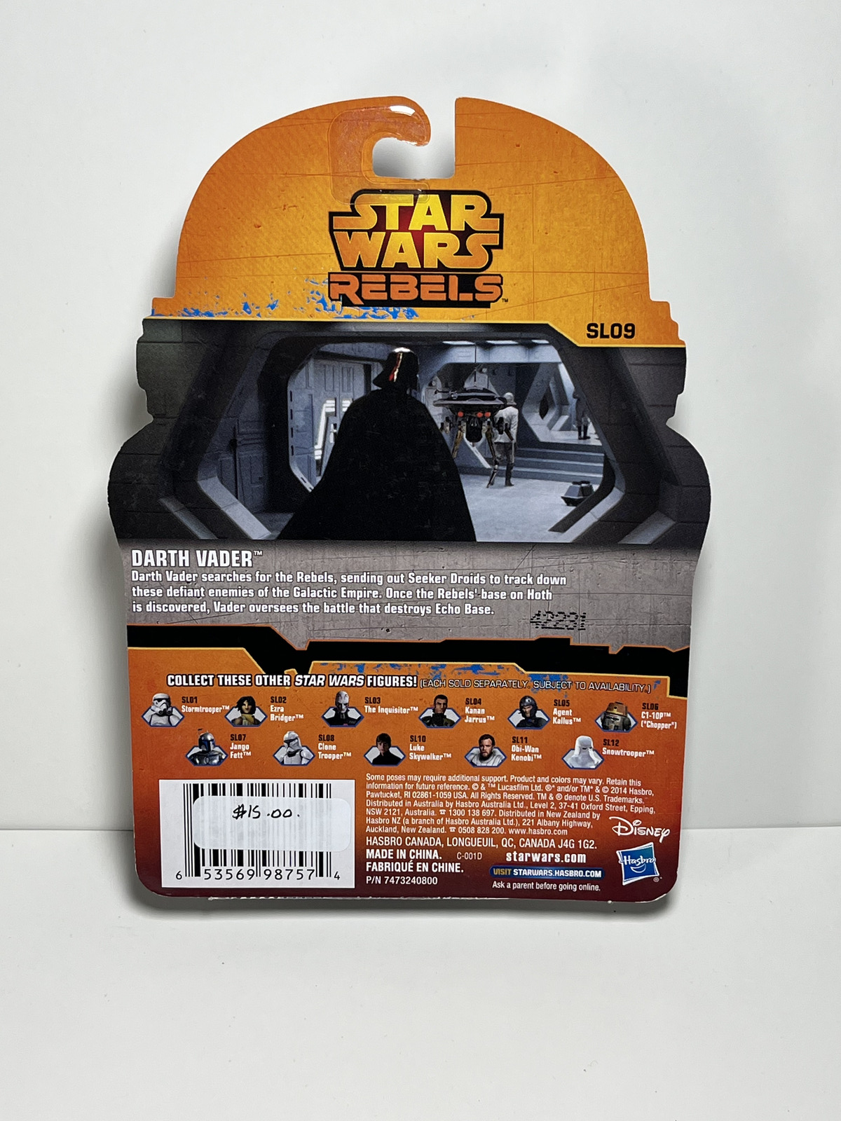 Darth Vader SL09 Star Wars Rebels 3.75 Action Figure